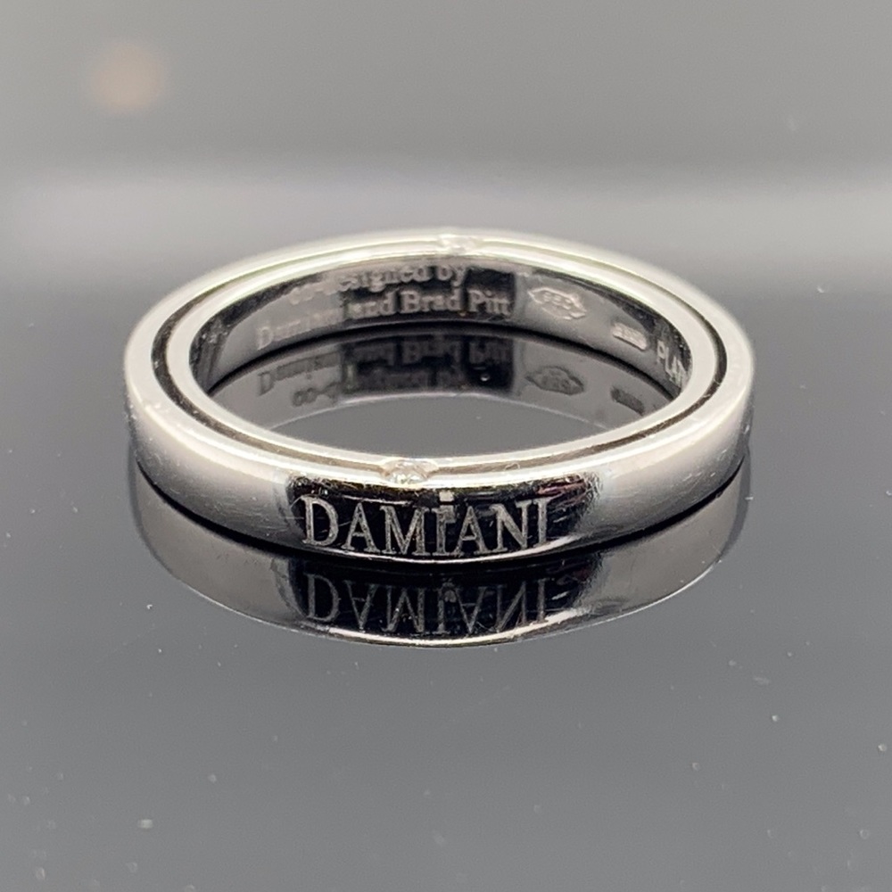 Platinum Damiani + Brad Pitt Ring